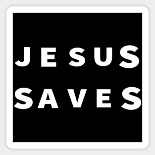 Jesus Saves Cool Inspirational Christian Magnet